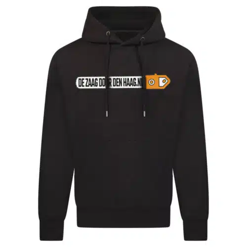 De Zaag Door Den Haag, Hoody - Zwart, Voorkant
